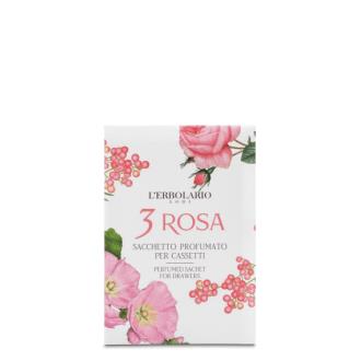 3 ROSAS saco perfume gaveta 1ud.