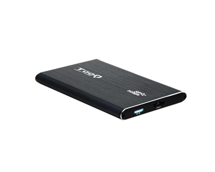 CAJA EXTERNA USB 2.5'' 7MM SATA NEGRO TOOQ