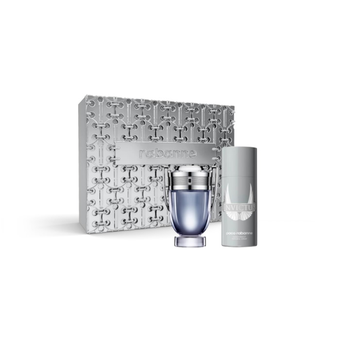 PACO RABANNE | INVICTUS | Eau de Toilette 100ml - Conjunto com 2 Peças NATAL 2023