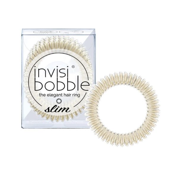 Invisibobble Slim Stay Gold 3 Piezas