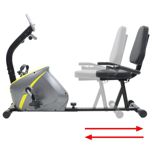 Bicicleta estática magnética reclinada com medição pulso - Image 6
