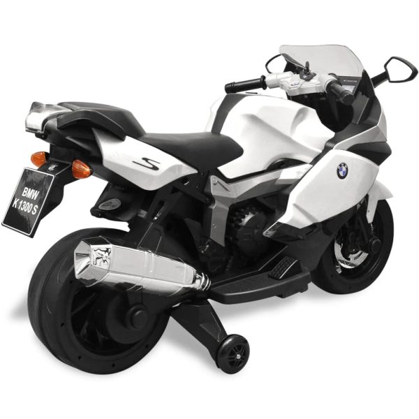 Motocicleta eléctrica BMW 283 para crianças- branca 6V - Image 3