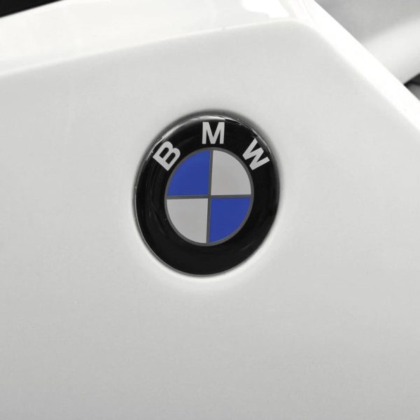 Motocicleta eléctrica BMW 283 para crianças- branca 6V - Image 9