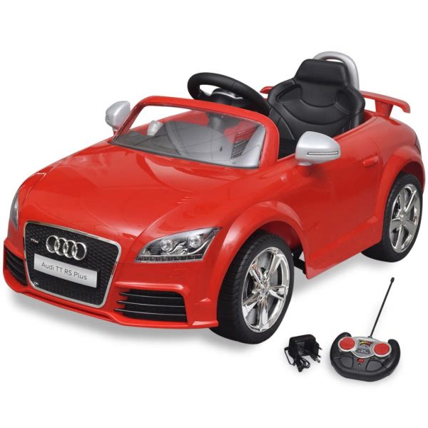 Carro Audi TT RS para crianças com controlo remoto - vermelho