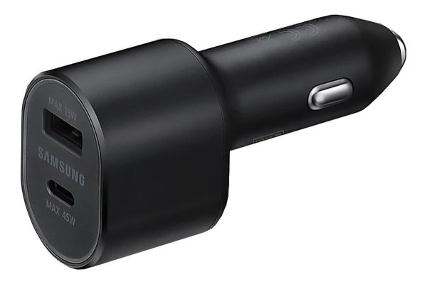 SAMSUNG DUAL FAST CAR CHARGER 45W & 15W EP-L5300XB BLACK