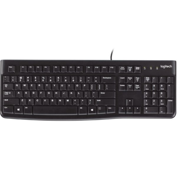 Teclado logitech k120 usb negro frances