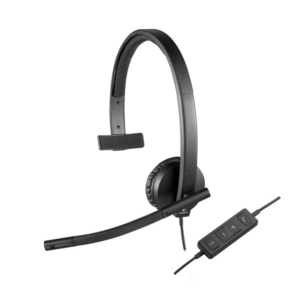 Auriculares logitech h570e con microfono  headset mono