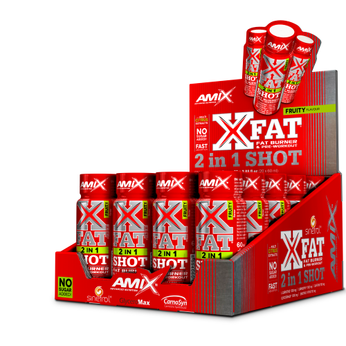 X-Fat 2 IN 1 Shot 20*60 ml Fruity