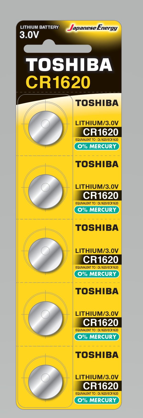 PILA TOSHIBA LITIO CR1620 BL5