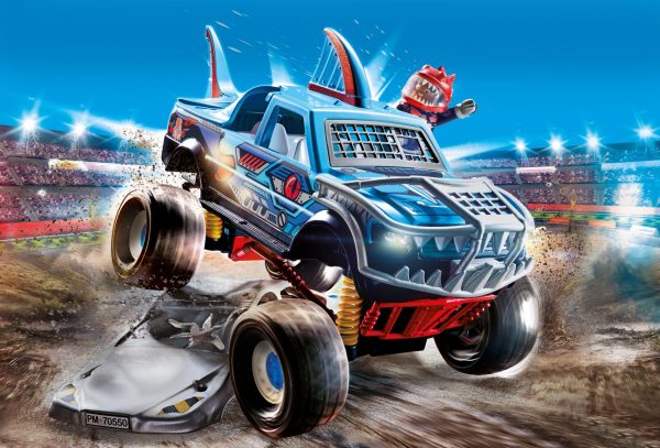 Playmobil stuntshow monster truck shark