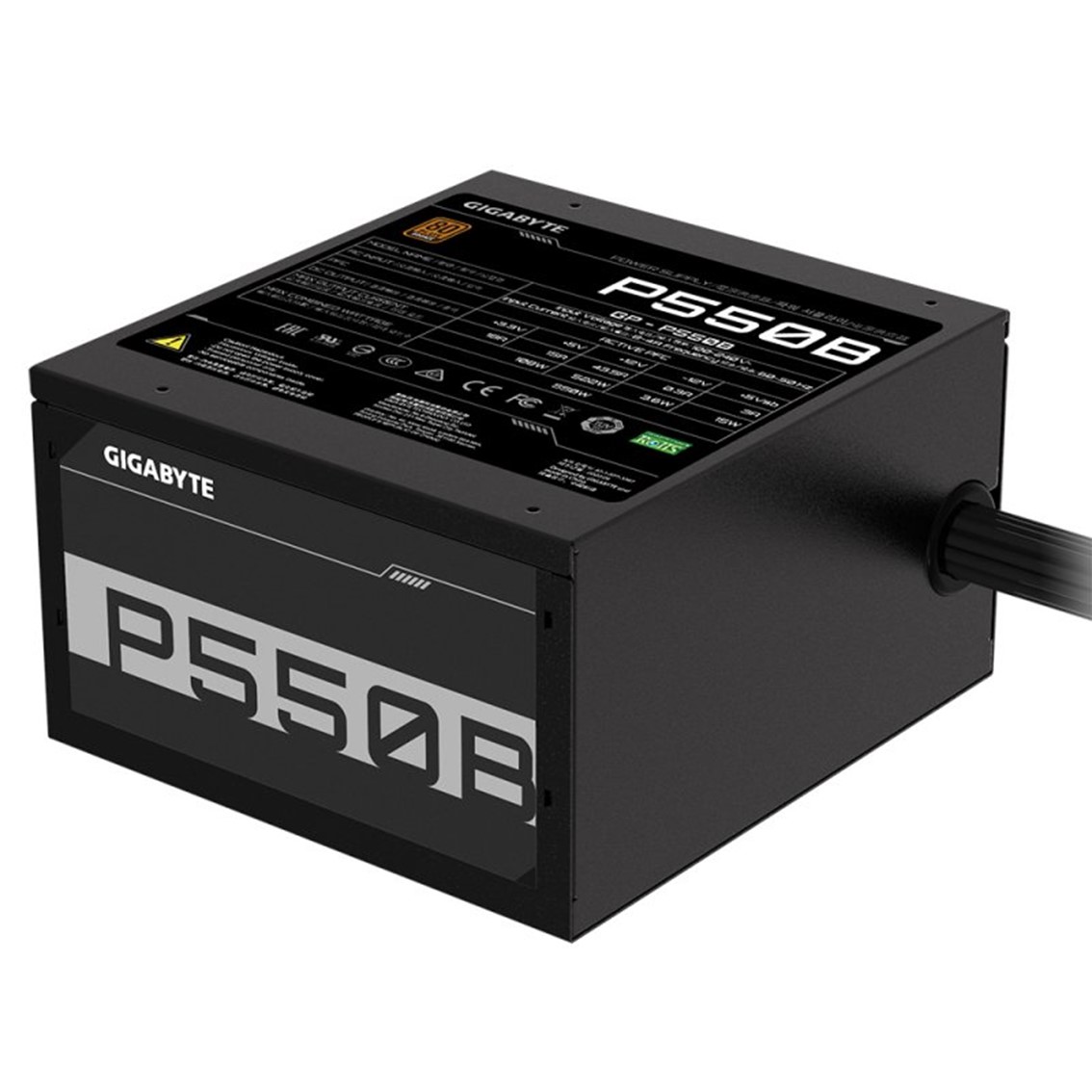 Fuente alimentacion gigabyte gp - pb550 atx 550w 80+ bronze 12v v2.31