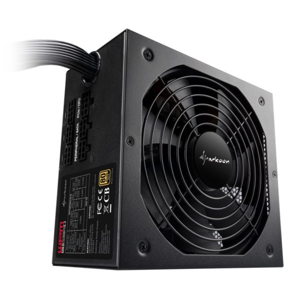 Fuente alimentacion sharkoon wpm gold zero atx 750w 80+ negro