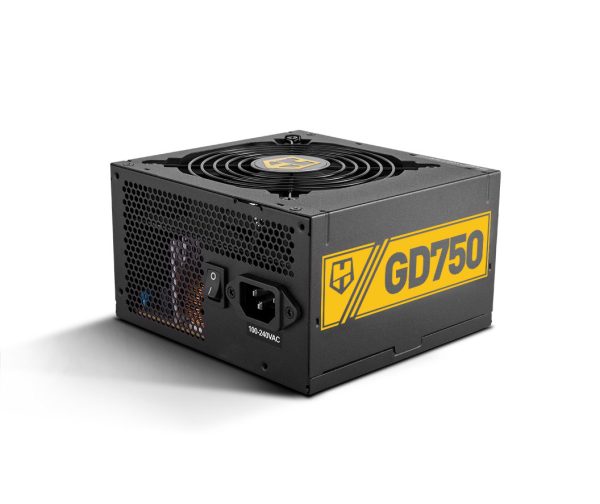 Fuente alimentacion nox hummer gd750 atx 750w 80+ gold negro