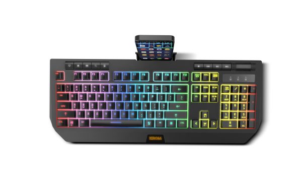 Teclado gaming krom kuma rgb semi mecanico