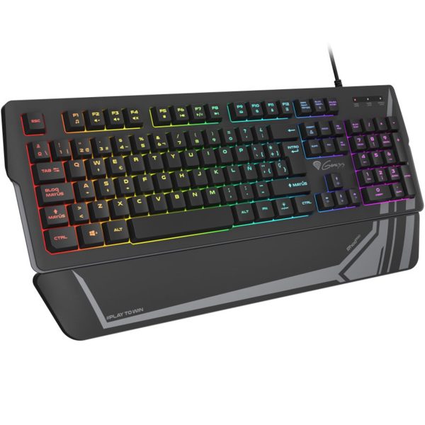 Teclado gaming genesis rhod 350 rgb backlight