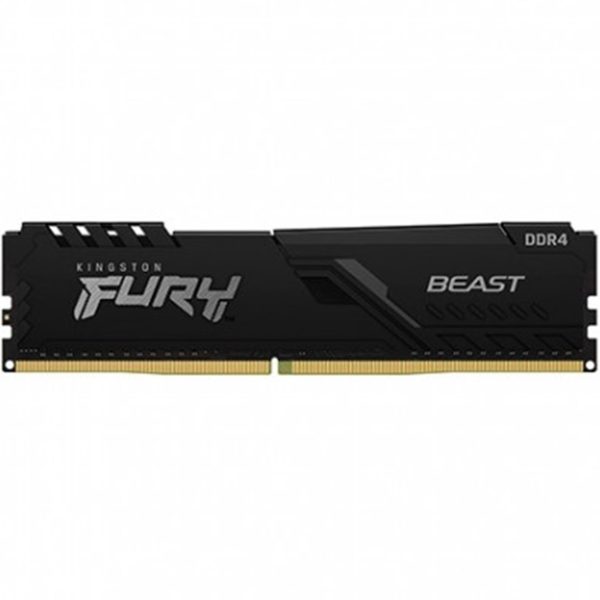 Memoria ram ddr4 8gb kingston - 2666mhz - pc4 21300 - fury beast negro - cl 16 - 1.35v