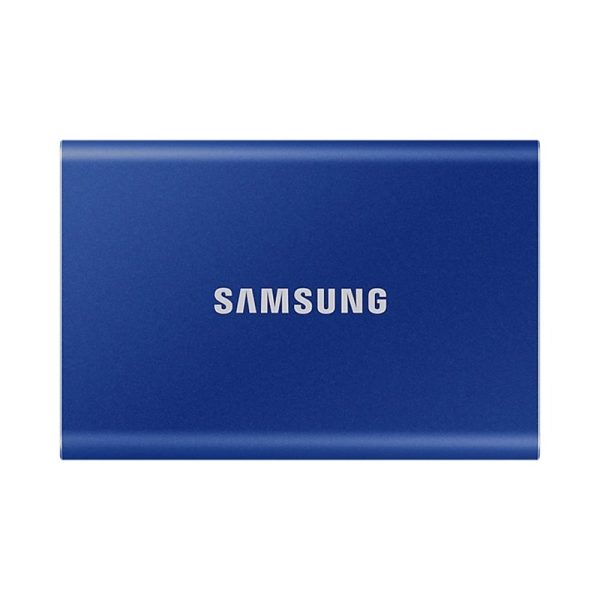 Disco duro externo ssd samsung t7 mu - pc1t0h - ww 1tb usb 3.2 azul