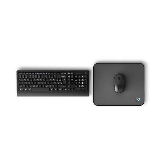 Teclado + raton energy sistem office set silent negro wireless - 104 teclas - 1600 dpi - 6 botones - usb
