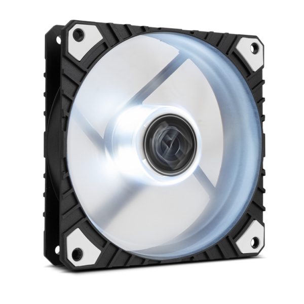 Ventilador caja nox hummer h - fan led blanco 120mm