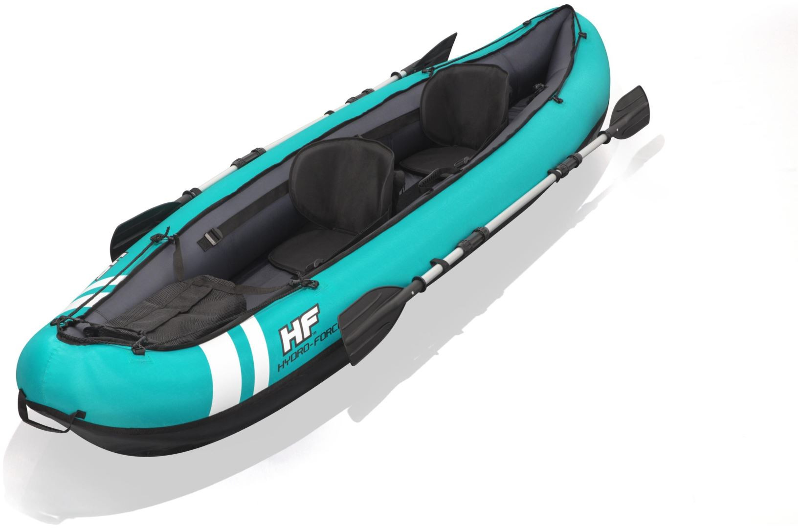 Bestway 65052 - kayak ventura hydro - force x2 con remos para dos personas 330 x 94 x 48 cm