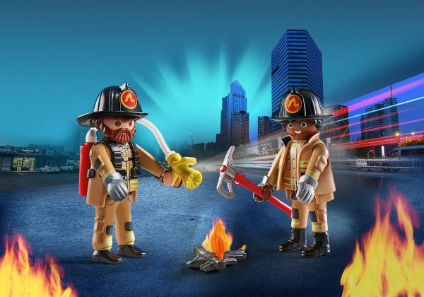 Playmobil duopack bomberos