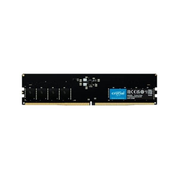 Memoria ram ddr5 32gb crucial - dimm - 5200 mhz - pc5 38400 - cl42 - 1.1v