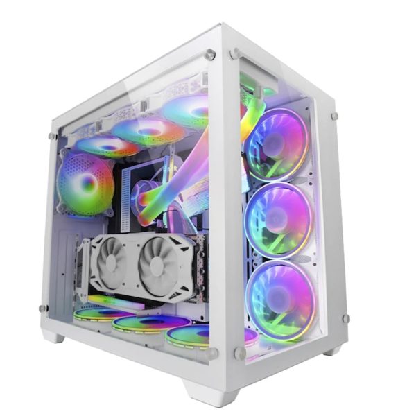 Caja ordenador mars gaming mcv3 premium xxl blanco e - atx 1 x usb 3.0 2 x usb 2.0