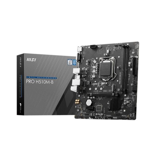 Placa base msi h510m - b pro lga 1200 m - atx -  2x ddr4 -  4x sata3 -  2x usb 3.2 -  4x usb 2.0 911 - 7e05 - 004  solo 10º generacion