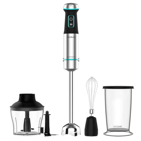 Batidora de mano cecotec power titanblack 1200xl cream&crush