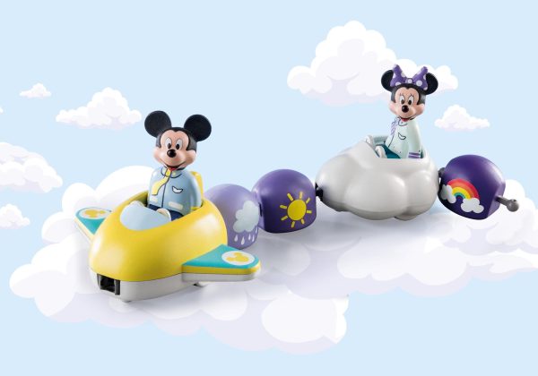 Playmobil 1.2.3 & disney mickey y minnie tren nube