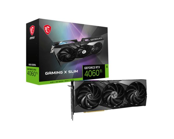 Tarjeta grafica msi vga nvidia rtx 4060 ti gaming slim 8g