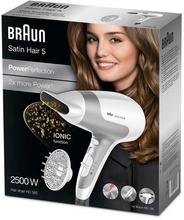 SECADOR DE PELO BRAUN 2500W IONICO + DIFUSOR - Image 3