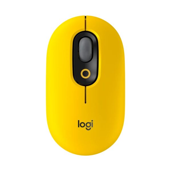 Mouse raton logitech pop mouse blast yellow wireless inalambrico