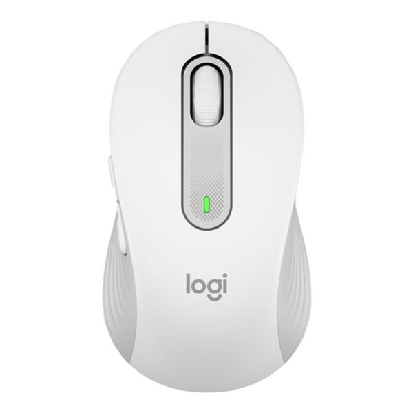 Mouse raton logitech m650 for business mediano wireless inalambrico blanco crudo