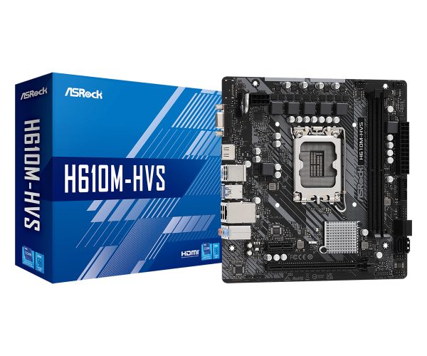 Placa base asrock 1700 h610m - hvs m - atx -  2x ddr4 -  4x sata3 -  2x usb 3.2 -  4x usb 2.0 90 - mxbht0 - a0uayz