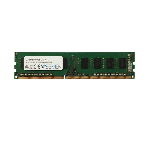 Memoria ram v7 dimm 4gb ddr3 1333 mhz pc3 - 10600 v7106004gbd - sr