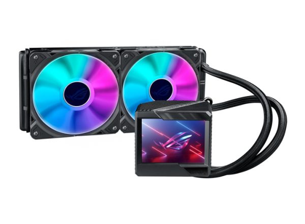 Kit refrigeracion liquida asus rog ryujin ii 240 all in one 2 ventiladores 120mm gaming