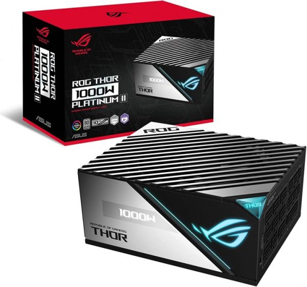 Fuente de alimentacion asus rog - thor - 1000p2 - gaming 1000w 80 plus platinum