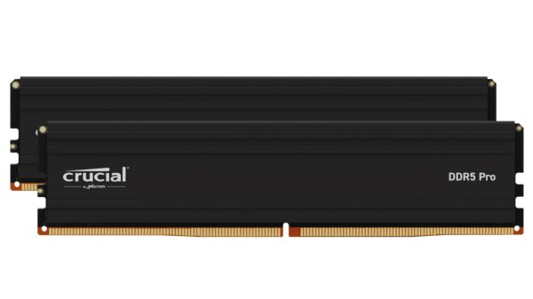 Memoria ram ddr5 32gb 2x16gb crucial pro -  dimm - 5600 mhz - pc5 44800 - cl46