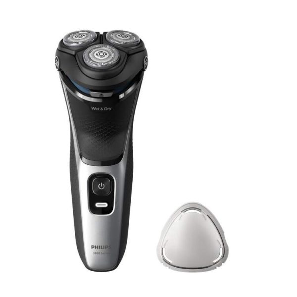 AFEITADORA PHILIPS SERIE 3000 SECO Y HUMEDO - 60MIN AUTONM - CORTAPATILLAS