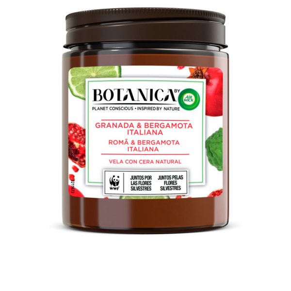 BOTANICA VELA romã e bergamota 205 gr