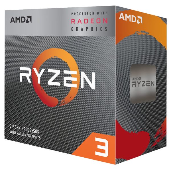 Micro. procesador amd ryzen 3 3200g 4 core 3.6ghz 4mb am4 radeon vega 8