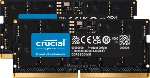 DDR5 SODIMM CRUCIAL 2X16GB 5600