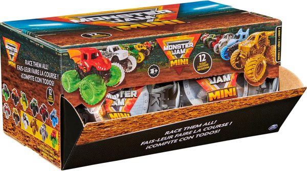 DISPLAY 12 MONSTER JAM MINI