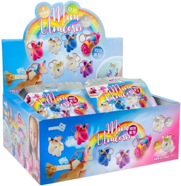 DISPLAY 24 SOBRES MINI UNICORNS