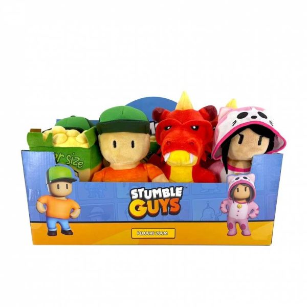 DISPLAY 8 PELUCHE STUMBLE GUYS 20 CM SURTIDO