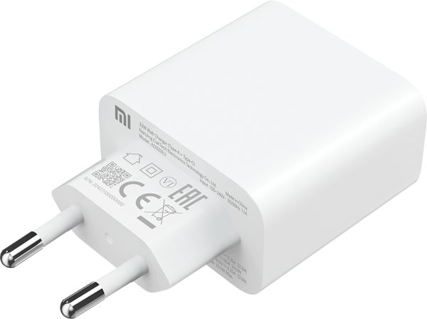 XIAOMI MI 33W WALL CHARGER WHITE (TYPE A + TYPE C) EU