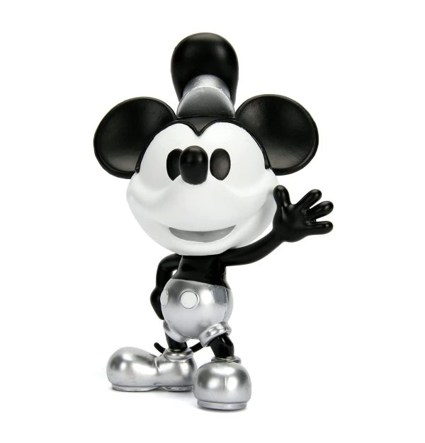 FIGURA METAL MICKEY STEAMBOAT WILLIE 10 CM