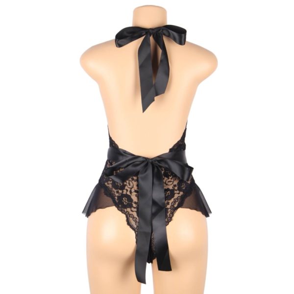 RAINHA LINGERIE PROFUNDA V PELUCHE DE RENDA SEM TRASEIRO - Image 12