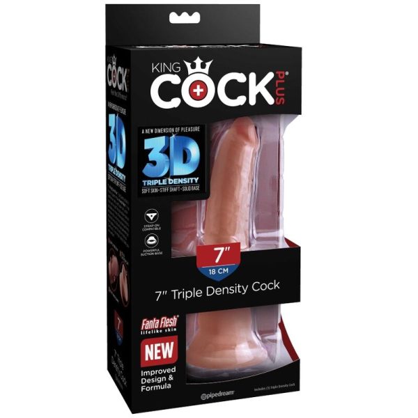 KING COCK PLUS 3D TRIPLA DENSIDADE GALO 18 CM - Image 8